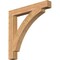 Ekena Millwork Thorton Block Smooth Bracket, Western Red Cedar, 5 1/2"W x 44"D x 44"H BKT06X44X44THR05SWR - alternate 1